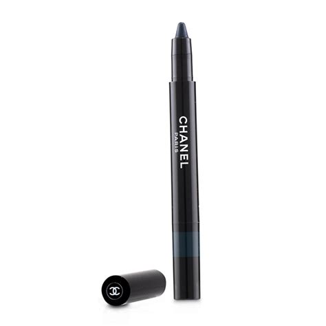 chanel stylo ombre et contour 02 bleu nuit|Chanel stylo eyeshadow.